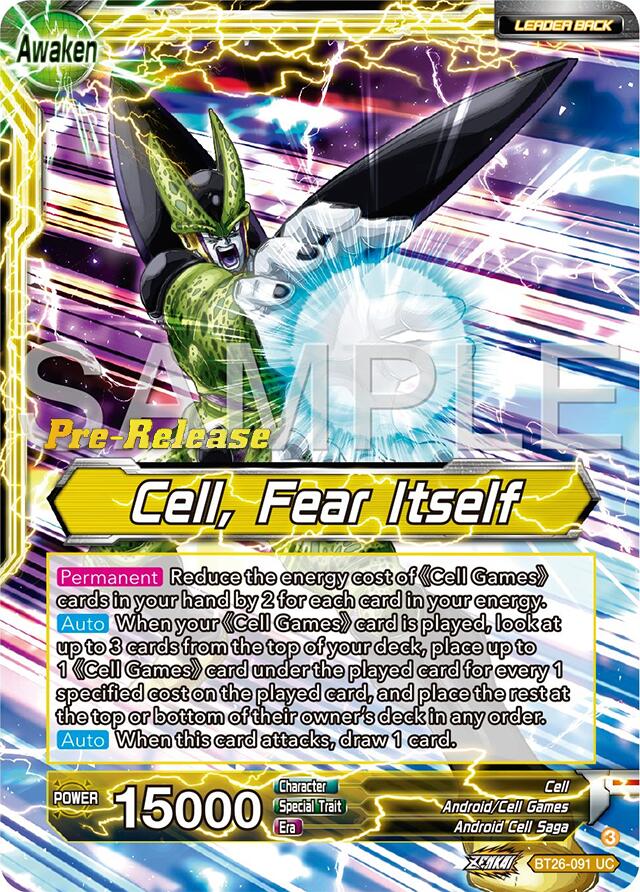 Cell // Cell, Fear Itself (BT26-091) [Ultimate Advent Prerelease Promos] - Image 2