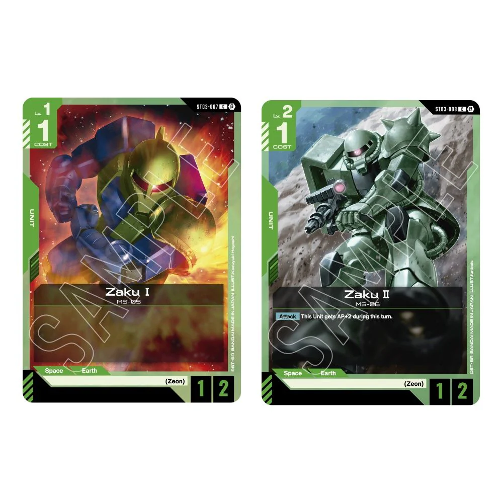 Gundam Card Game: Starter Deck – Zeon's Rush [ST03] - Image 2