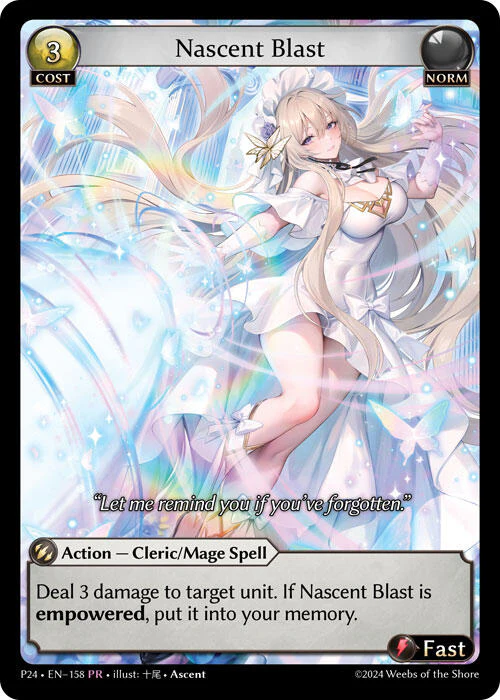 Nascent Blast (158) [Promotional Cards]