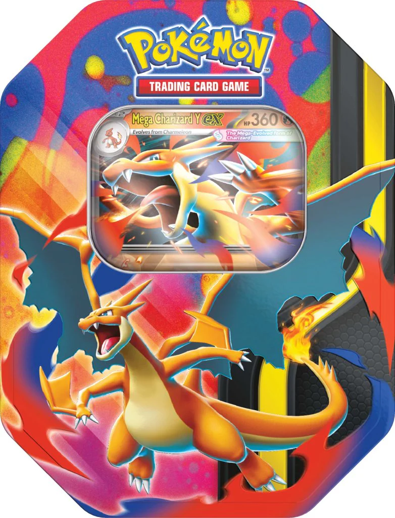 Pokémon TCG: Mega Charizard Ex Tin (Mega Charizard Y)