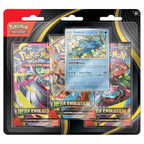 Pokemon TCG - Mega Evolution Three-Booster Blister - Image 2