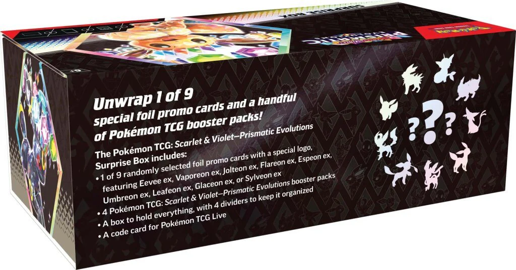 POKÉMON TCG Scarlet & Violet 8.5 Prismatic Evolutions Surprise Box - Image 2