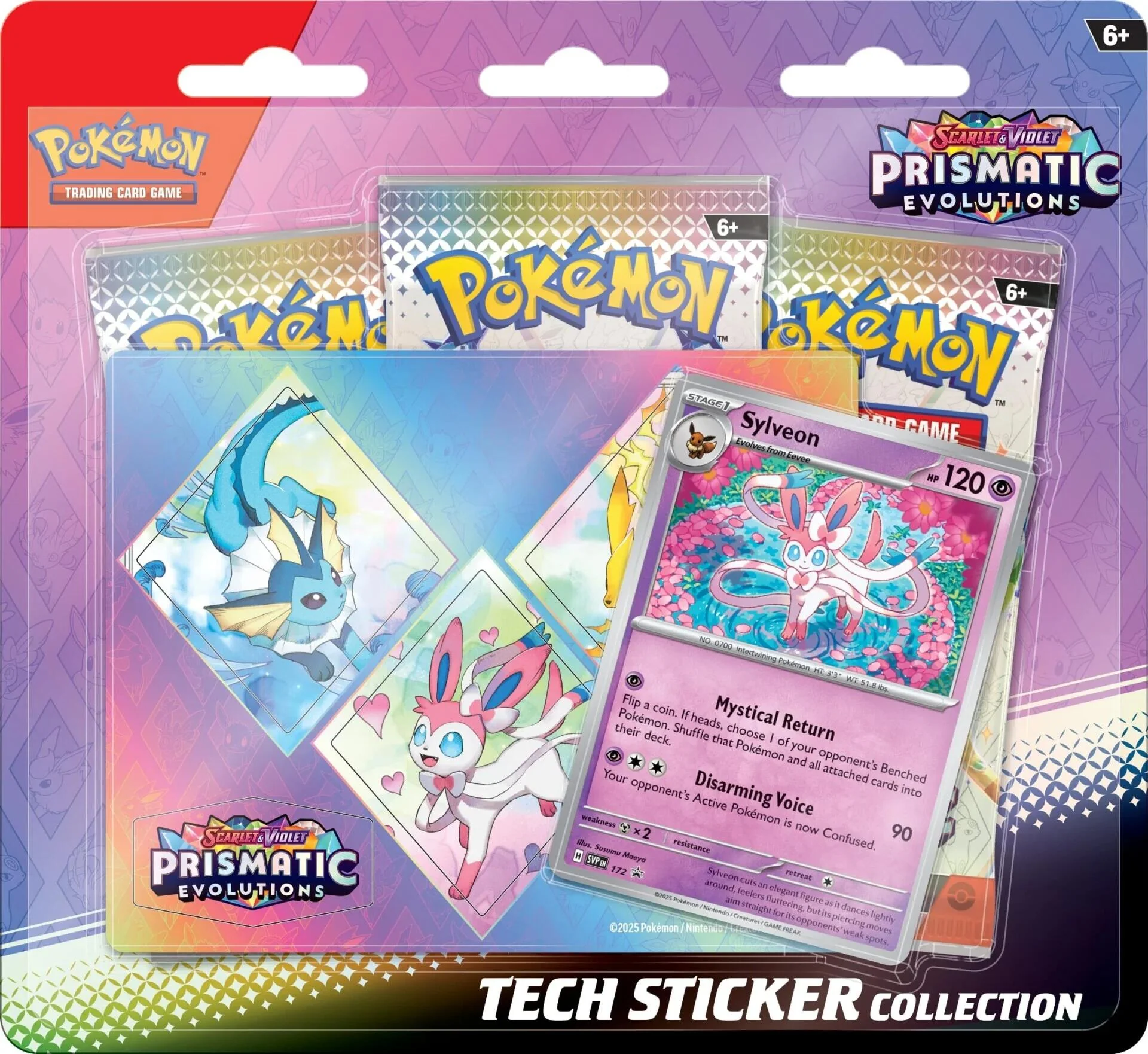[RESTOCK!!] Scarlet & Violet: Prismatic Evolutions Tech Sticker Collection (Sylveon)